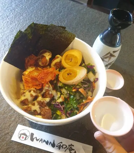 Karaage Rice Bowl at Wann Izakaya in Regina, SK